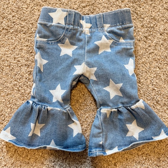 Wrangler Blue Star Flared Baby Pants - Picture 1 of 2